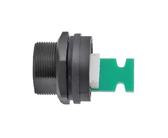 RJ45 Female Board Rear Ethernet Port to Terminal Network Cable Socket (Tail Terminal Plastic Shell with ZH1.5 Bent Pins) (Threaded)