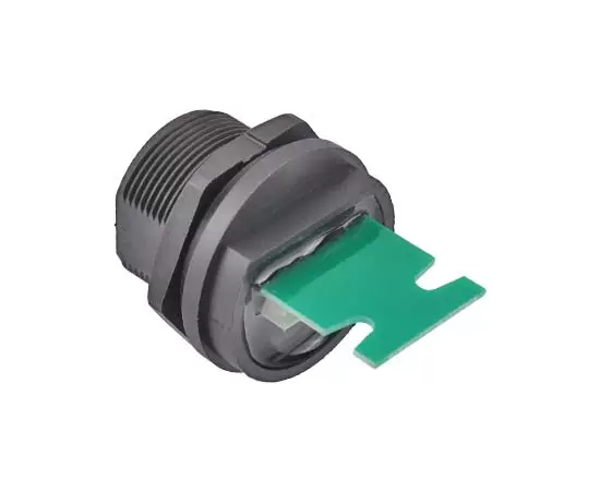 RJ45 Female Board Rear Ethernet Port to Terminal Network Cable Socket (Tail Terminal Plastic Shell with ZH1.5 Bent Pins) (Threaded)