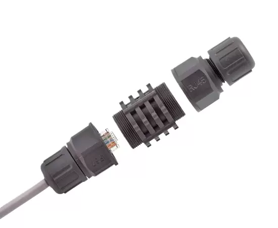 RJ45 Female to Female Relay Receptacle(Threaded)