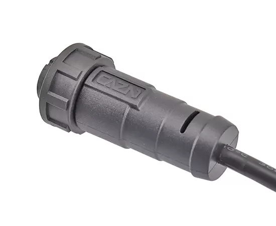 E13 Male Overmolding Straight Plug Cable (Bayonet)