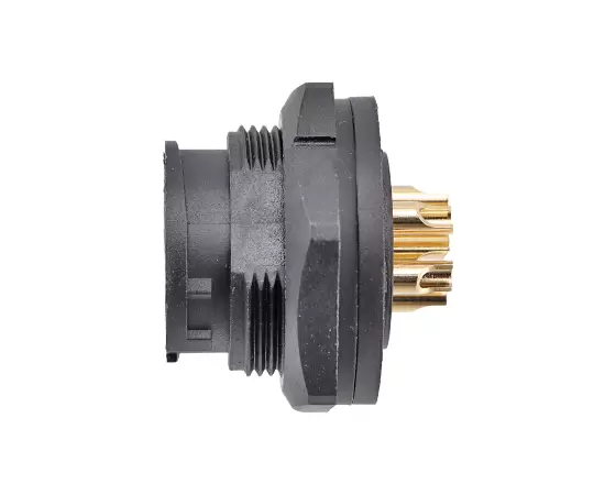E13 Back Mount Solder Female Receptacle (Bayonet)