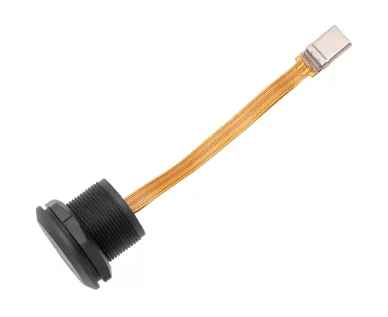 EP-TYPE-C Panel type board front installation female/Male straight FPC socket(Threaded)