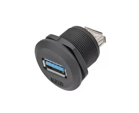 EP-USB Panel front installation of dual female socket(Threaded)