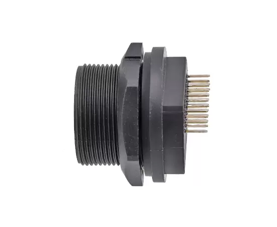 HDMI Female Back Mount PCB Receptacle(Threaded)