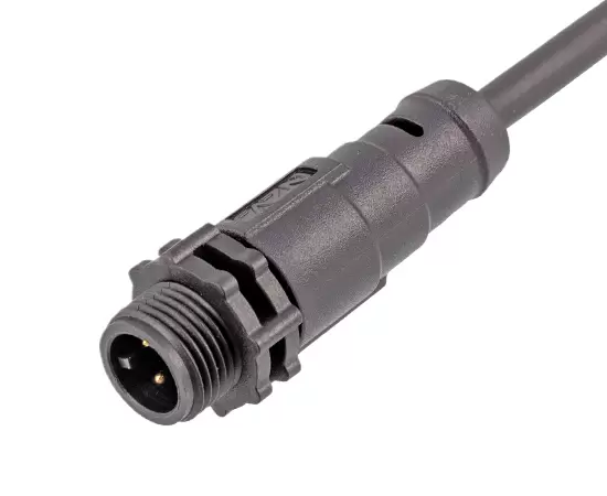 E7 Straight Male Overmolded Mating Plug(Threaded)