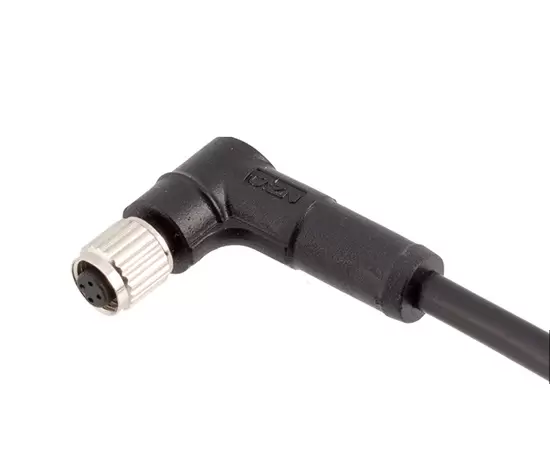 M5 Angled Female Overmolded Plug