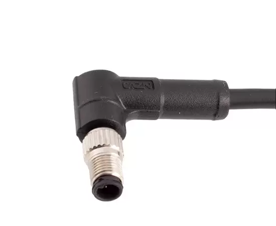 M5 Angled Male Overmolded Plug