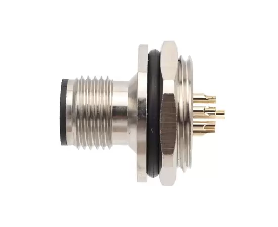 M12 Male Front Mount Socket Solder Screw PG11
