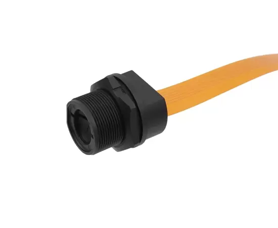 E-Mini SIM Female Back Mount Solder Receptacle(Threaded)