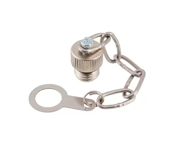 M8 All-Metal Dust Cover (Outer screw+metal chain)