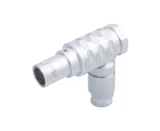 B Series TPG 90 &deg; Angled Plug with Cable Clamp