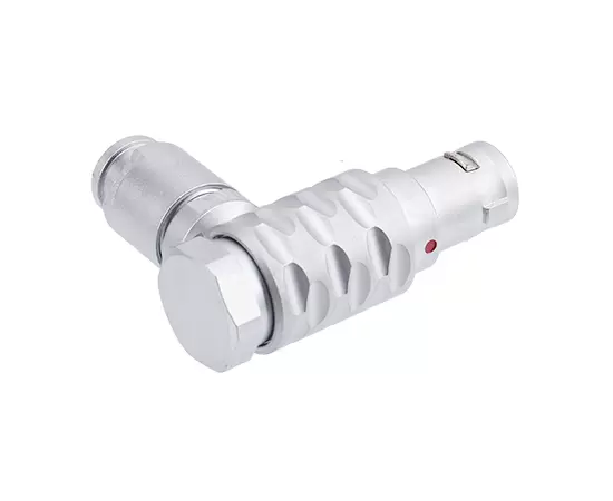 B Series TPG 90 ° Angled Plug with Cable Clamp