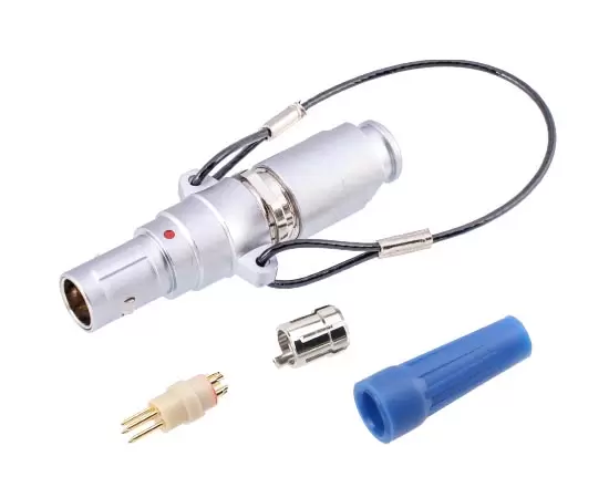 B Series TNG Straight Plug with Cable Clamp