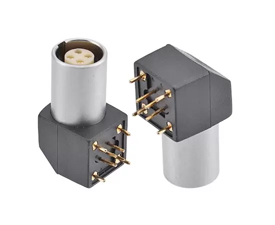 B Series ZPG Elbow (90°) Socket for Printed Circuit