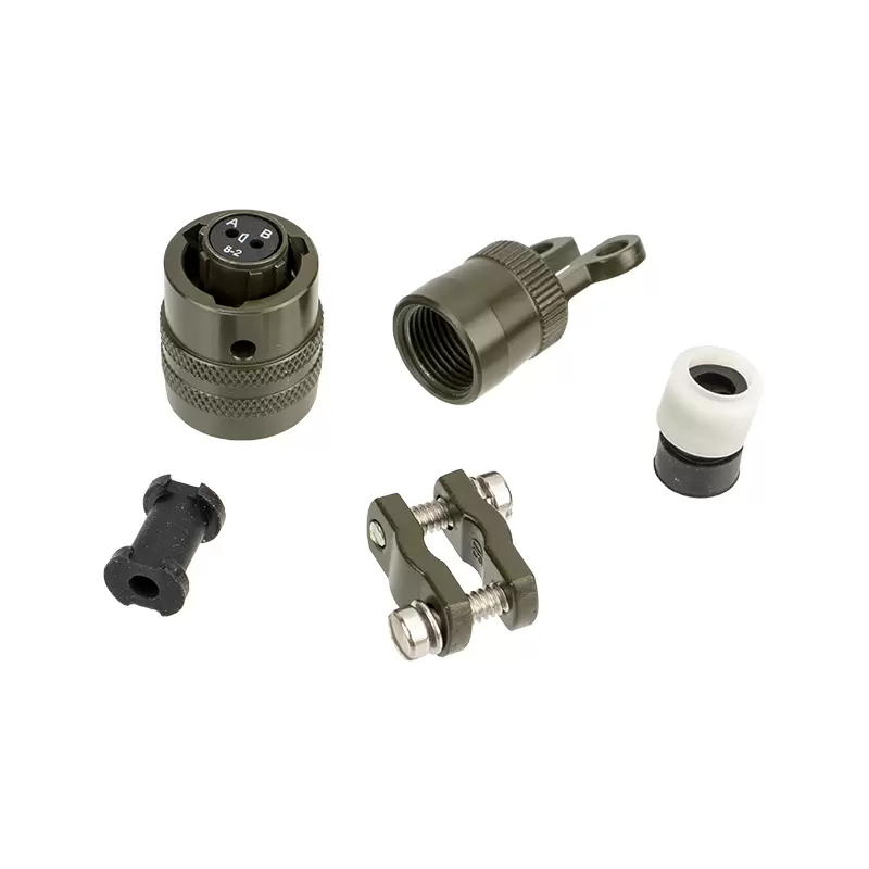 Shell size 8 housing, straight assembled hole type, F-tail attachment