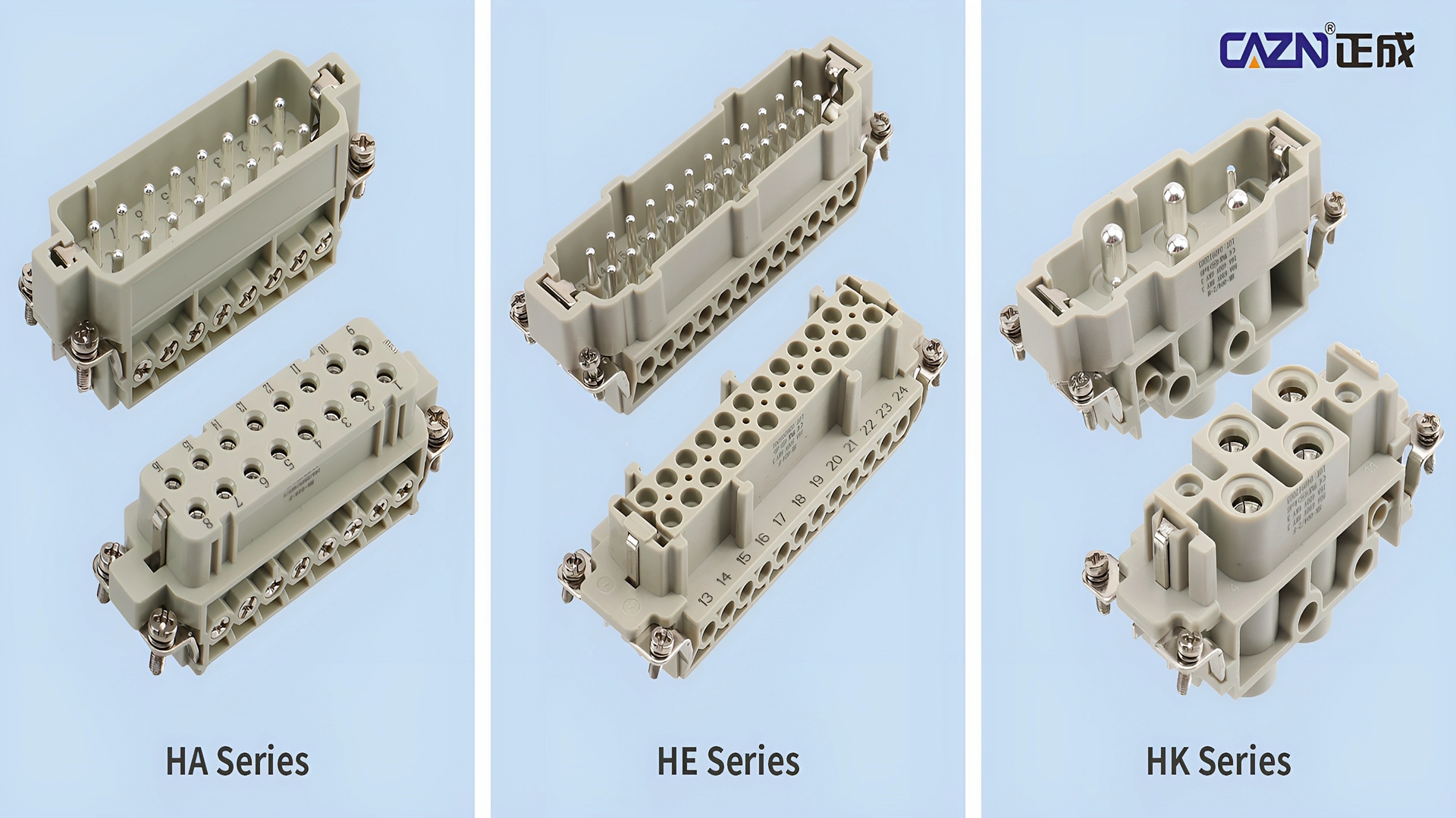 Characteristics and Applications of CAZN Heavy Duty Connectors